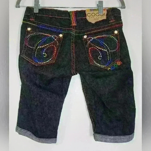 COOGI EMBROIDERED RAINBOW SHORTS. - Picture 2 of 5